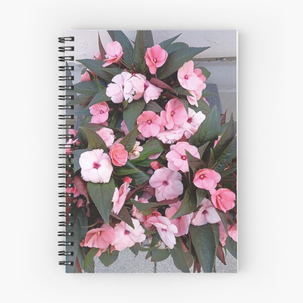 Item preview, Pink Impatiens Garden Flowers designed and sold by PhuongVoArt.