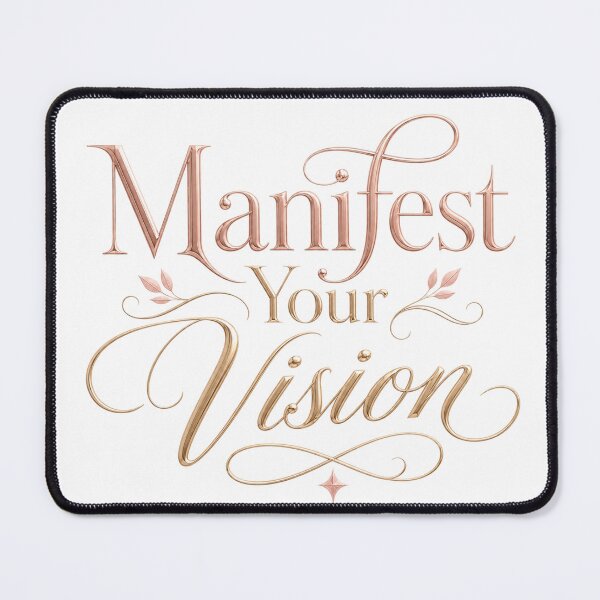 Item preview, Manifest Your Vision Elegant Quote Sticker designed and sold by ModernMoodCo.