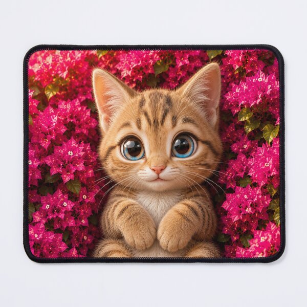 Item preview, Cute Blue Eyed Kitten Blossoms designed and sold by Rohan132.