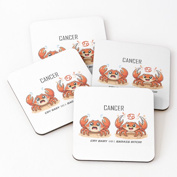 Item preview, Cancer - Crybaby Badass Bitch designed and sold by Remake Design Lab.