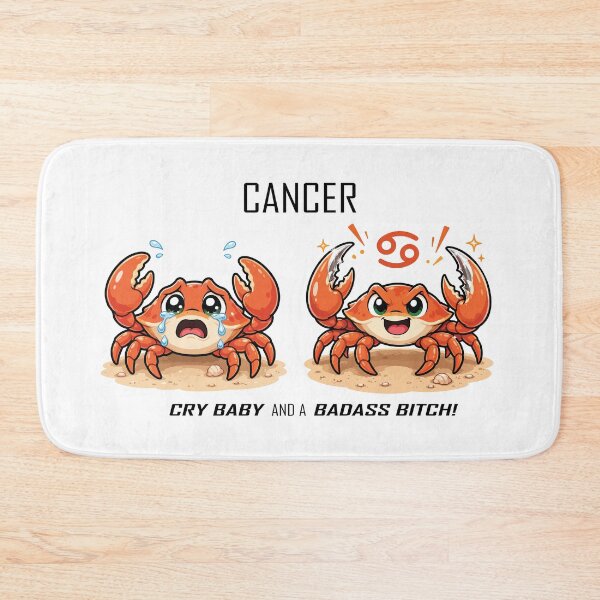 Item preview, Cancer - Crybaby Badass Bitch designed and sold by Remake Design Lab.