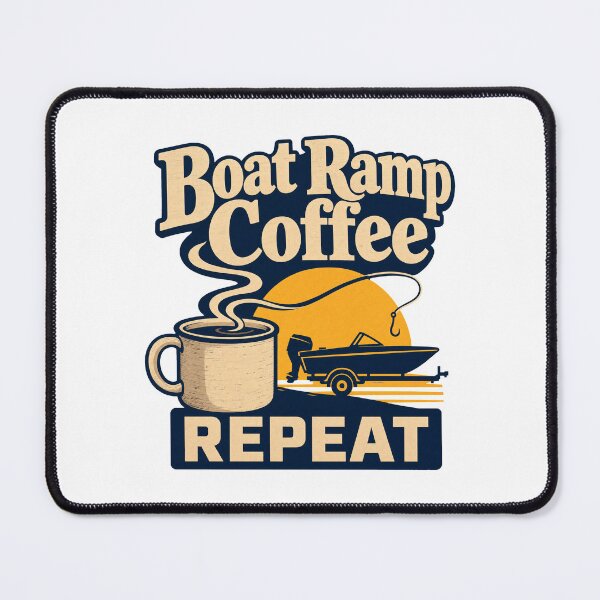 Item preview, Boat ramp, coffee, repeat designed and sold by pirminio.