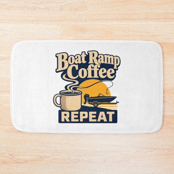 Item preview, Boat ramp, coffee, repeat designed and sold by pirminio.