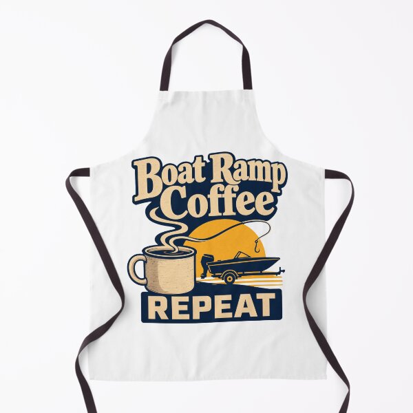 Item preview, Boat ramp, coffee, repeat designed and sold by pirminio.