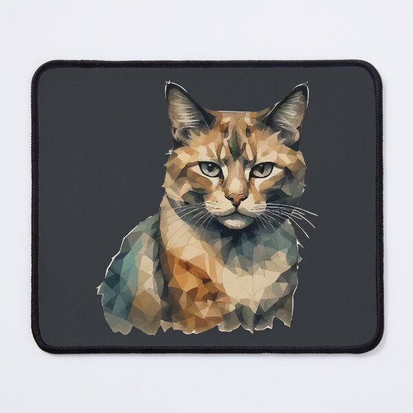 Item preview, Geometric Calico Cat - Modern Pet Art designed and sold by Tklezardesigns.