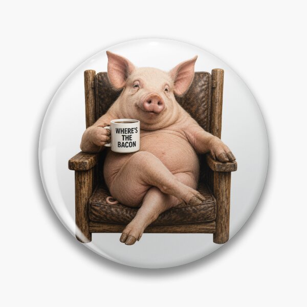 Item preview, Where's The Bacon Pig | Funny Pig Coffee Mug Farm Humor designed and sold by HippyRikky.