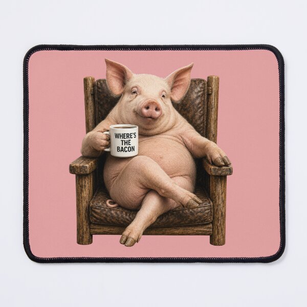Item preview, Where's The Bacon Pig | Funny Pig Coffee Mug Farm Humor designed and sold by HippyRikky.