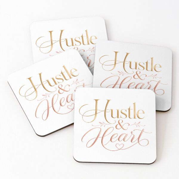Item preview, Hustle and Heart designed and sold by ModernMoodCo.