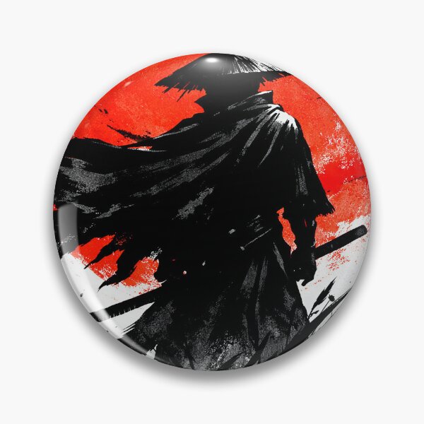 Item preview, Samurai silhouette against the red sun designed and sold by paulrommer.