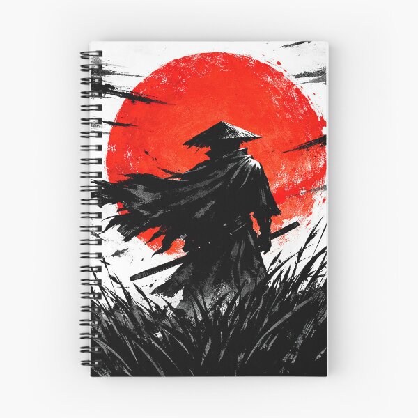 Item preview, Samurai silhouette against the red sun designed and sold by paulrommer.