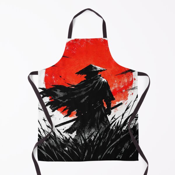 Item preview, Samurai silhouette against the red sun designed and sold by paulrommer.
