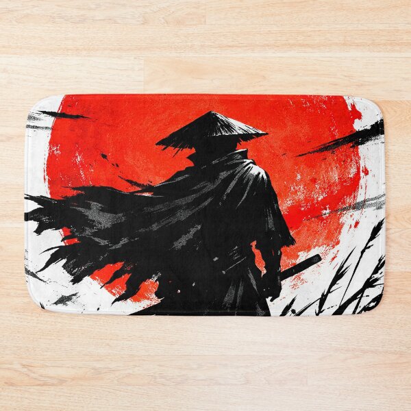 Item preview, Samurai silhouette against the red sun designed and sold by paulrommer.