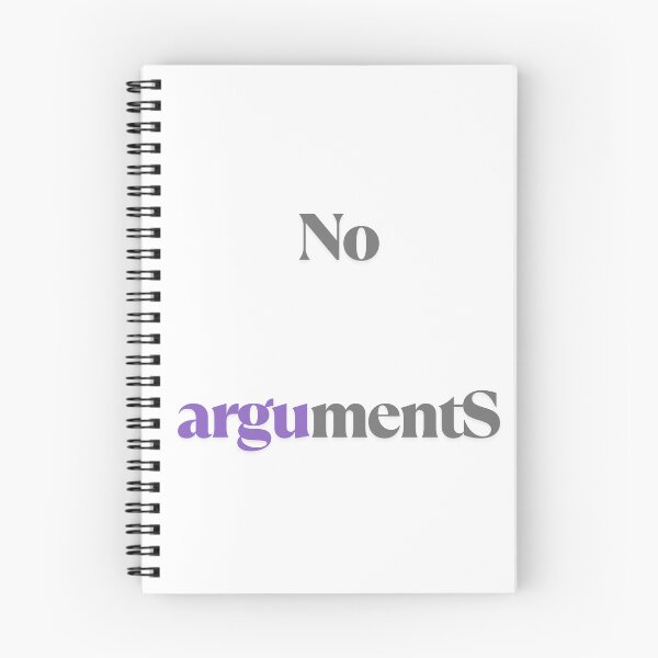 Item preview, No arguments designed and sold by ArtistTejal.