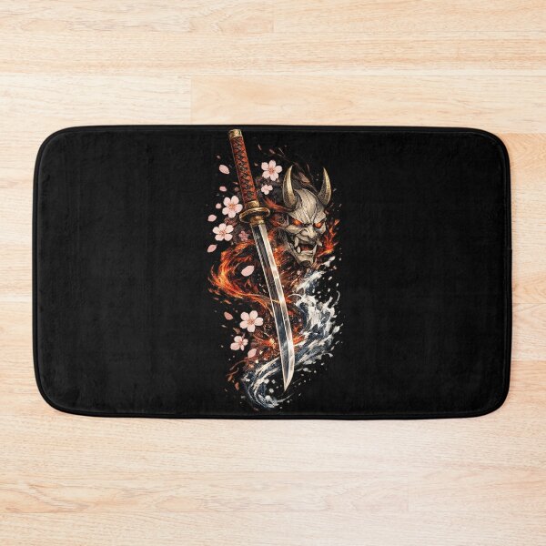 Item preview, Infernal Oni Katana – Japanese Demon Warrior Art designed and sold by Dreamy fantasy design.