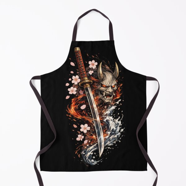Item preview, Infernal Oni Katana – Japanese Demon Warrior Art designed and sold by Dreamy fantasy design.