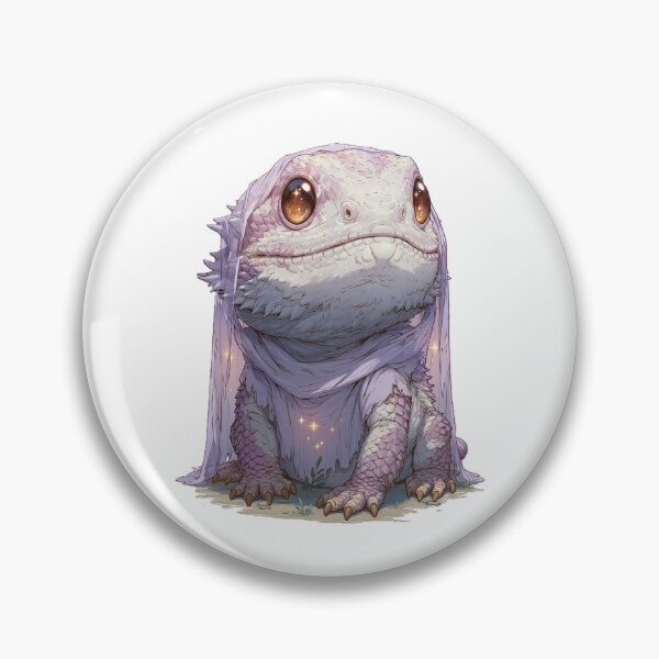 Item preview, Kawaii Bearded Dragon Ghost | Cute Reptile Halloween Art designed and sold by Moonlit Menagerie.