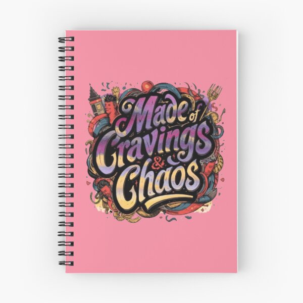Item preview, Made of Cravings and Chaos Funny Foodie Street Art Graffiti designed and sold by Miheerala.