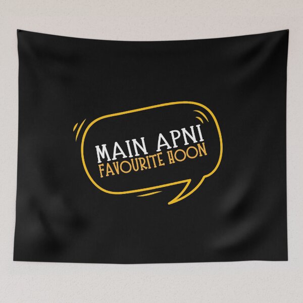 Item preview, Funny Sarcastic HINDI quotes Typography – Quirky Desi Humour Quote Design VER 40 designed and sold by mndesignworx.