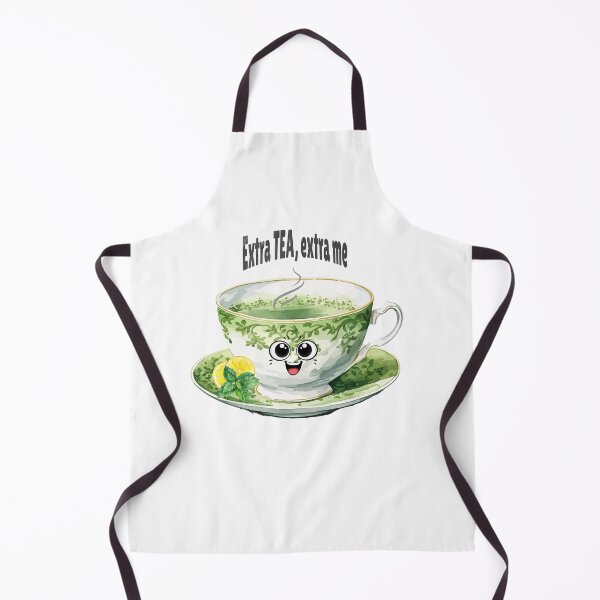 Item preview, Extra Tea, Extra Me Sticker – Funny Tea Lover Quote, Green Tea Aesthetic Floral Teacup Design designed and sold by Pandey14.