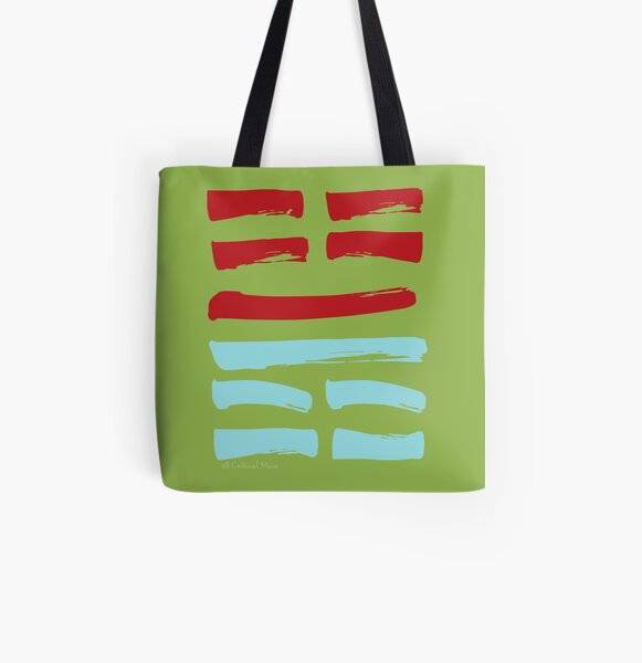 62 Conscientiousness I Ching Hexagram All Over Print Tote Bag