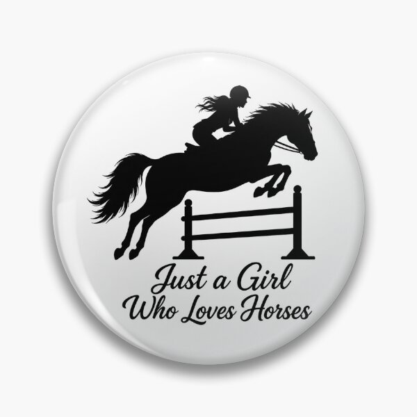 Item preview, Just a Girl Who Loves Horses designed and sold by OTSC.