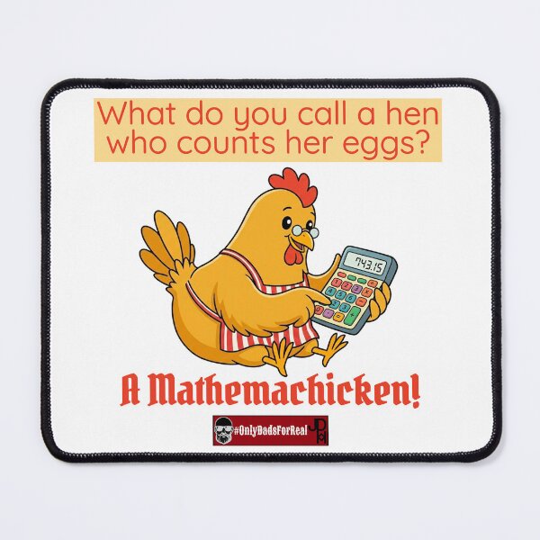 Item preview, Mathemachicken designed and sold by OnlyDadsForReal.