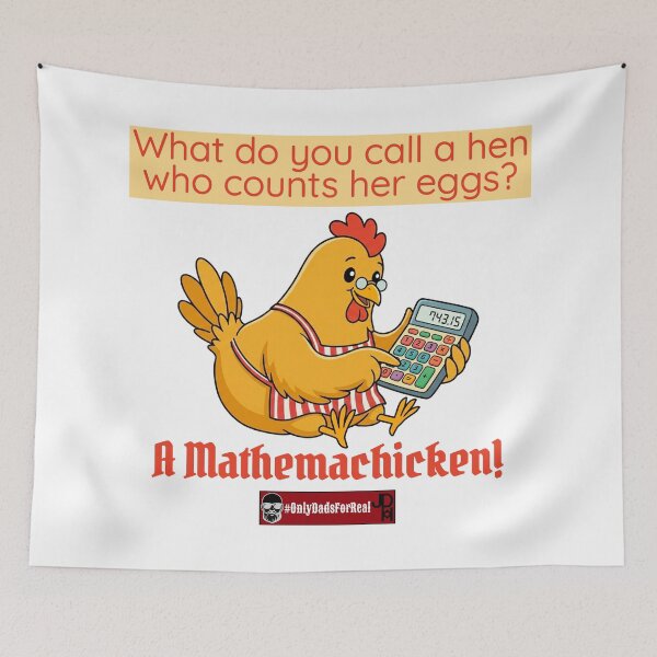 Item preview, Mathemachicken designed and sold by OnlyDadsForReal.