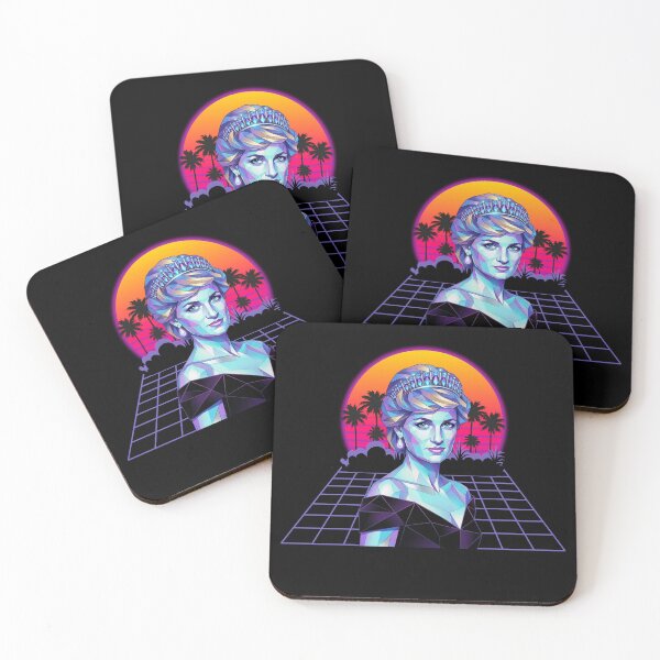 Item preview, 80s Princess Diana Vaporwave retro sunet  designed and sold by TeeThePeopleSF.