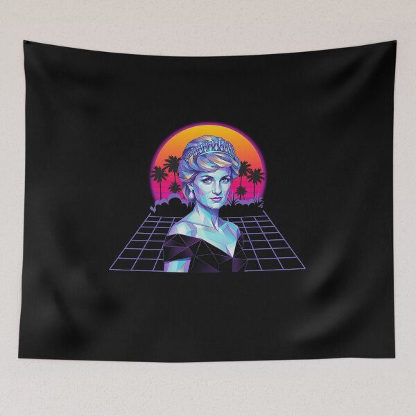 Item preview, 80s Princess Diana Vaporwave retro sunet  designed and sold by TeeThePeopleSF.
