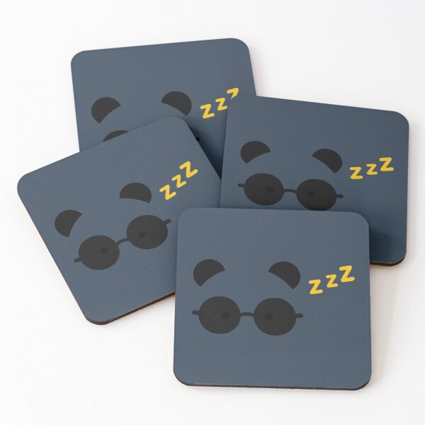 Item preview, Minimalist Sleeping Panda Sunglasses Typography designed and sold by bosamji.