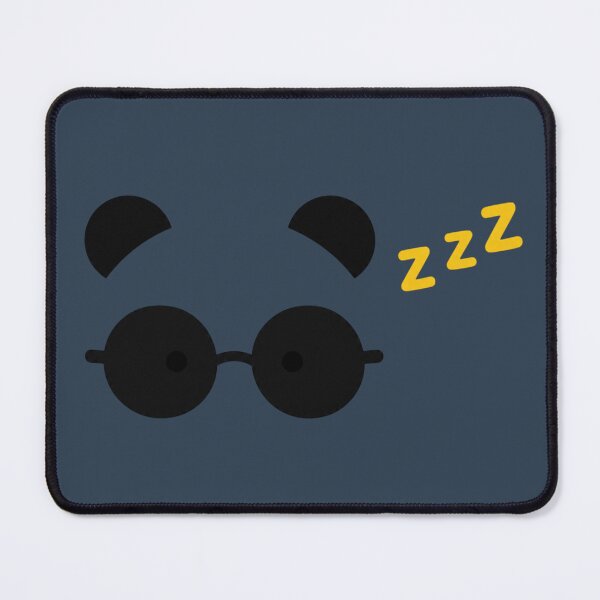 Item preview, Minimalist Sleeping Panda Sunglasses Typography designed and sold by bosamji.