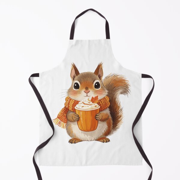 Item preview, Autumn Squirrel Sticker | Cozy Fall Cappuccino Squirrel designed and sold by AillustriaAK.