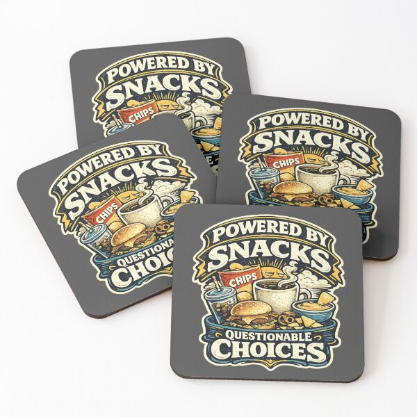Item preview, Powered By Snacks Questionable Choices Retro designed and sold by Mr Lee.