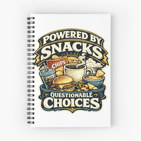 Item preview, Powered By Snacks Questionable Choices Retro designed and sold by Mr Lee.