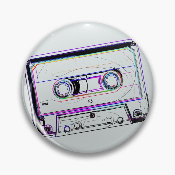 Item preview, Mixtape cassette neon outline designed and sold by LiskoDesign.