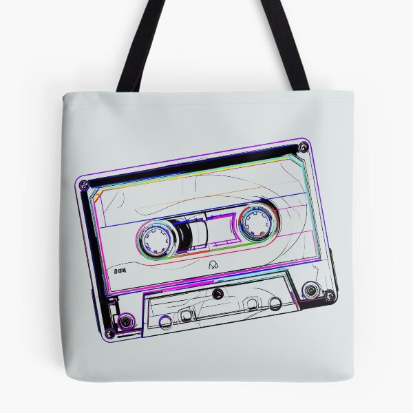 Item preview, Mixtape cassette neon outline designed and sold by LiskoDesign.