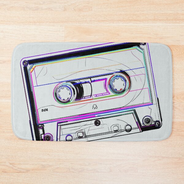Item preview, Mixtape cassette neon outline designed and sold by LiskoDesign.
