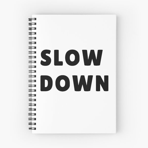 Item preview, Slow Down Minimalist Typography Design, Slow Living, Mindful Lifestyle designed and sold by ValentinaHramov.
