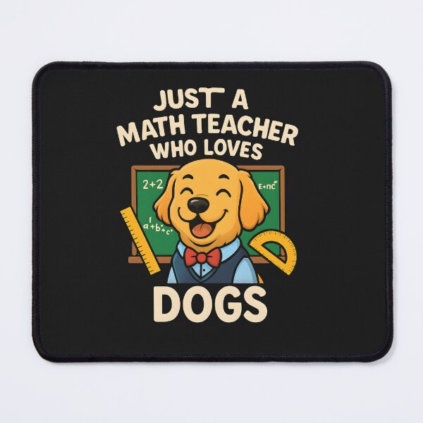 Item preview, A Math Teacher Who Loves Dogs designed and sold by Pixel-Lair.