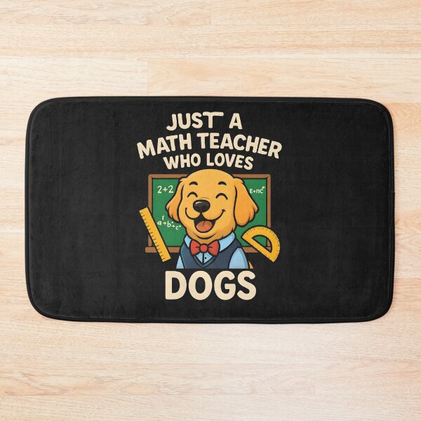 Item preview, A Math Teacher Who Loves Dogs designed and sold by Pixel-Lair.