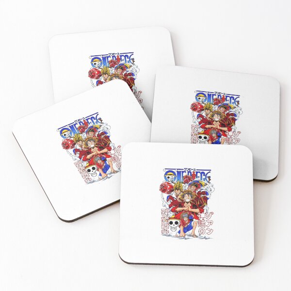 Item preview, Flame Emperor and Straw Hat Captain Fire Collage designed and sold by JohnnyFive8.