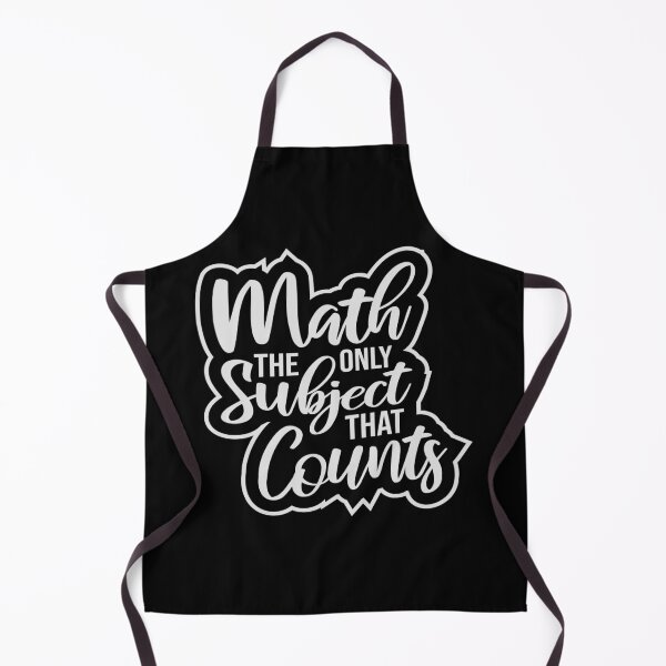 Item preview, Math The Only Subject That Counts Funny Nerd Pun Quote designed and sold by shirt-o-mat.