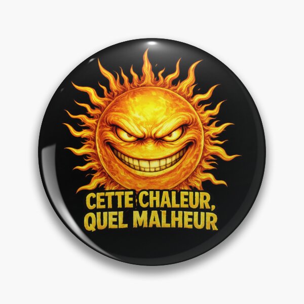 Item preview, This heat! What a disaster! Cruel sun and summer heatwave! Humor designed and sold by WordPlayStudio.