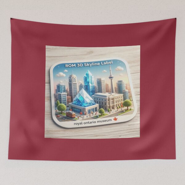 Item preview, Skyline Label  Label Text ROYAL ONTARIO MUSEUM ??  designed and sold by PaintMeWorld.
