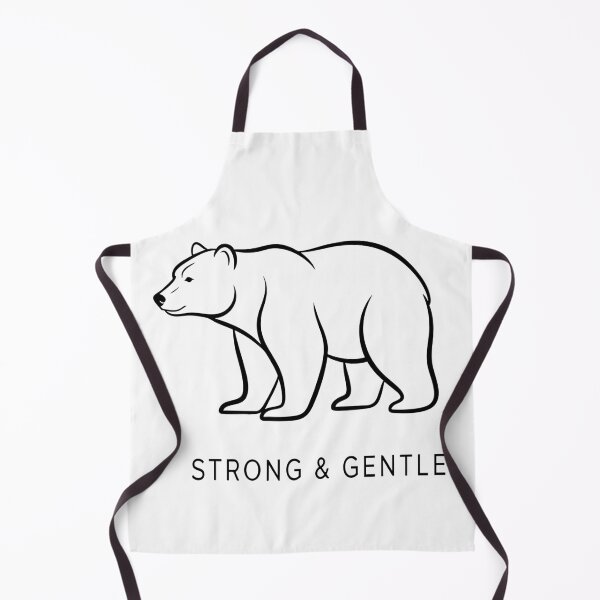 Item preview, Minimalist Bear Strong and Gentle Line Art designed and sold by Orviona.