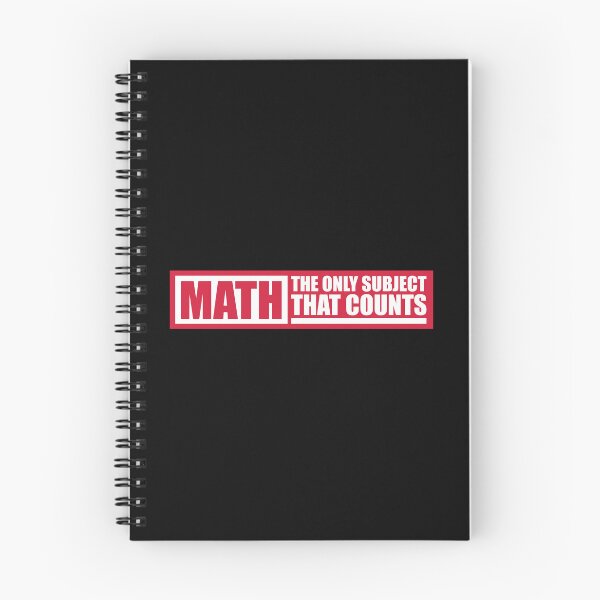 Item preview, Math The Only Subject That Counts Funny Nerd Pun Quote designed and sold by shirt-o-mat.