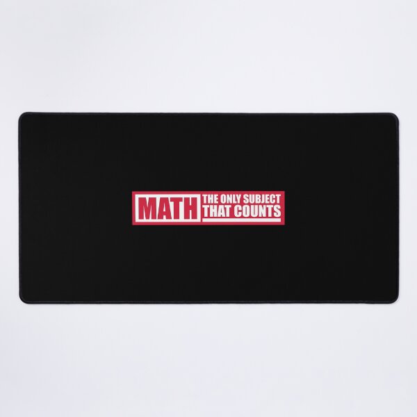 Item preview, Math The Only Subject That Counts Funny Nerd Pun Quote designed and sold by shirt-o-mat.