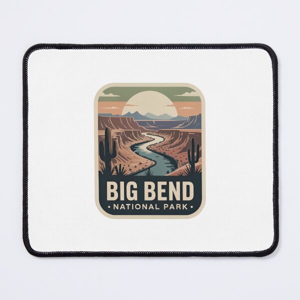 Item preview, Big Bend National Park Vintage Travel Badge designed and sold by Teelogic.