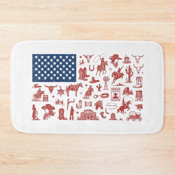 Item preview, Western Patriotic Rodeo  Trendy 250 Years USA Flag  designed and sold by SjoyStudio.