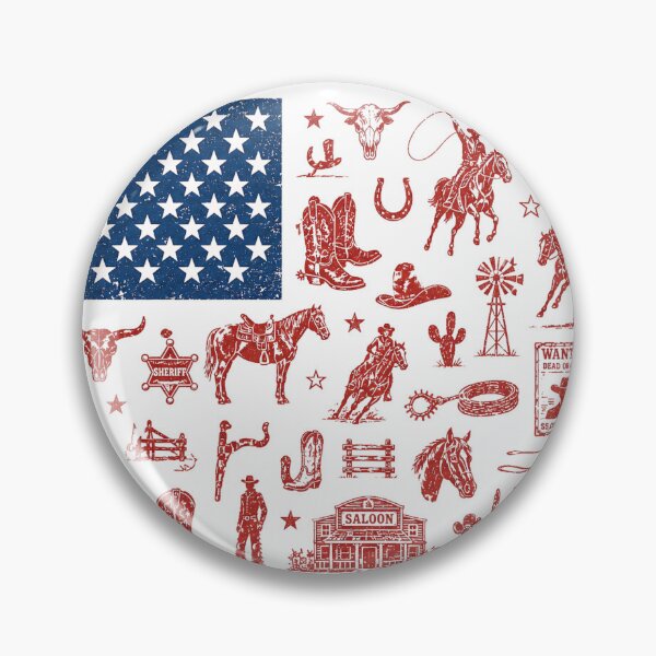 Item preview, Western Patriotic Rodeo  Trendy 250 Years USA Flag  designed and sold by SjoyStudio.